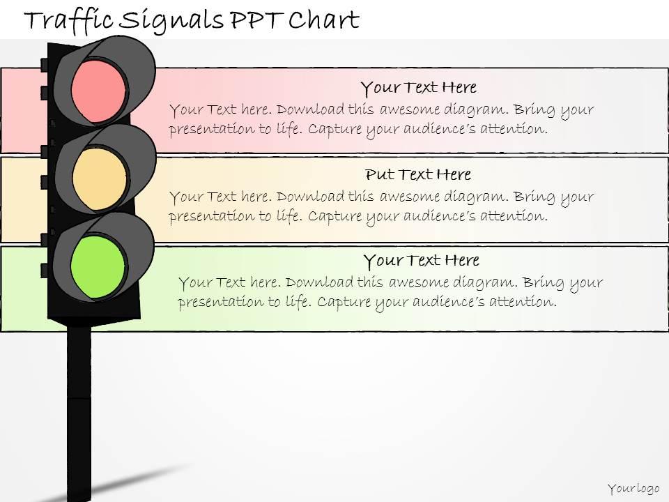 1113 business ppt diagram traffic signals ppt chart powerpoint template Slide01