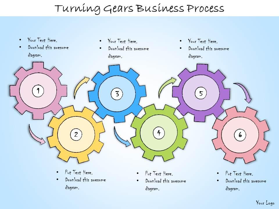1113_business_ppt_diagram_turning_gears_business_process_powerpoint_template_Slide01
