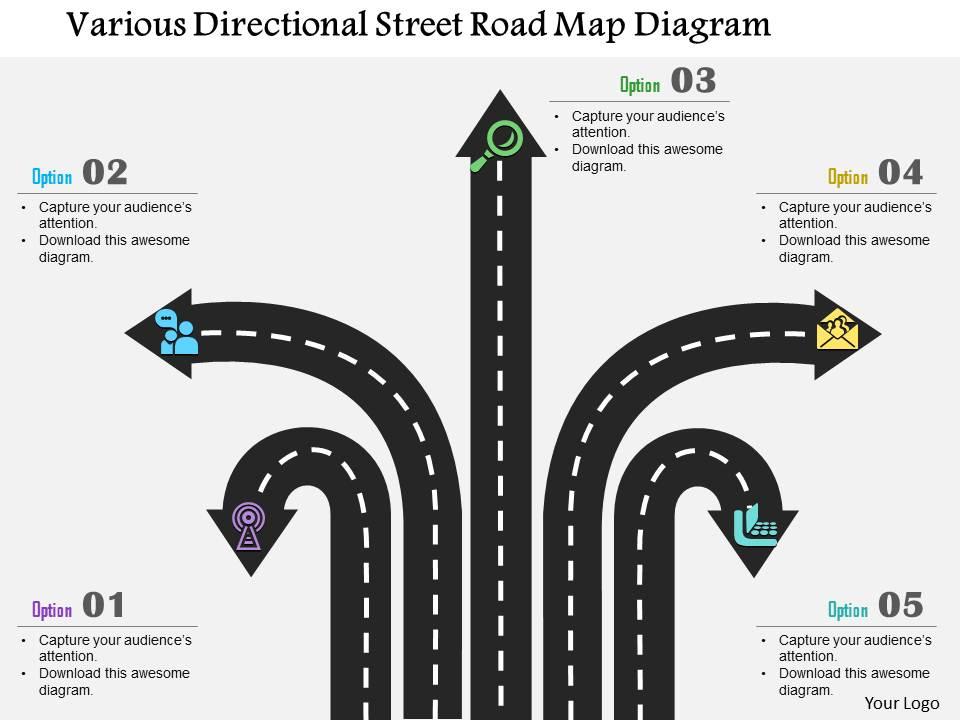 1214_various_directional_street_road_map_diagram_powerpoint_template_Slide01