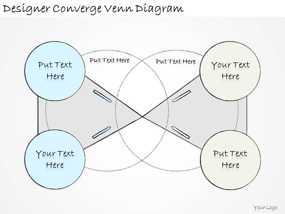 1814 business ppt diagram designer converge venn diagram powerpoint template Slide01