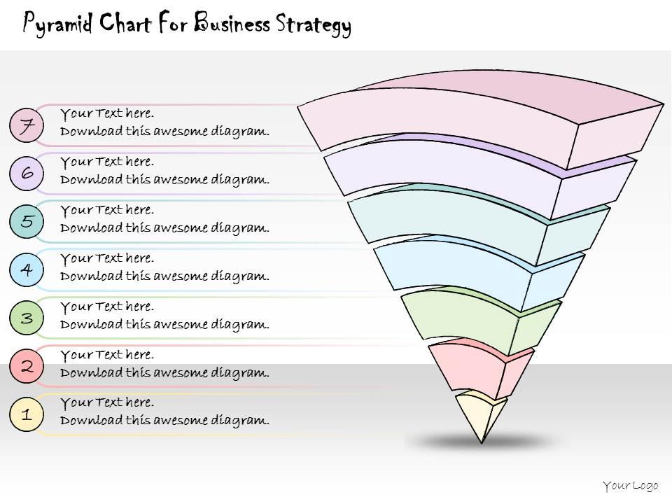 1814 business ppt diagram pyramid chart for business strategy powerpoint template Slide01
