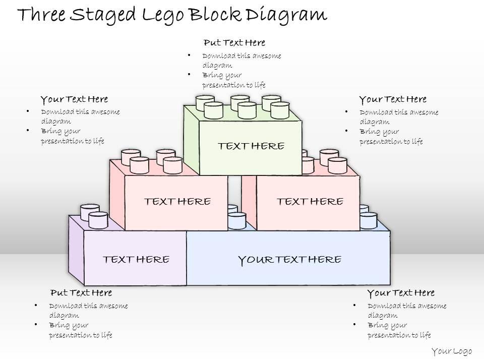1814_business_ppt_diagram_three_staged_lego_block_diagram_powerpoint_template_Slide01