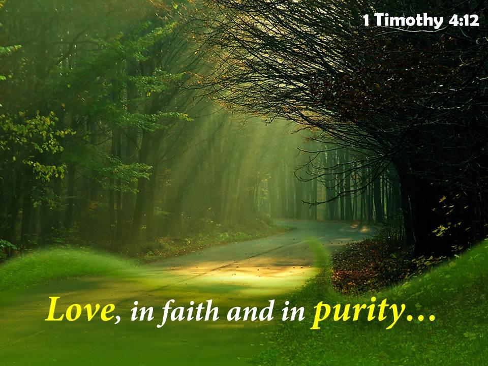 1_timothy_4_12_love_in_faith_and_in_purity_powerpoint_church_sermon_Slide01