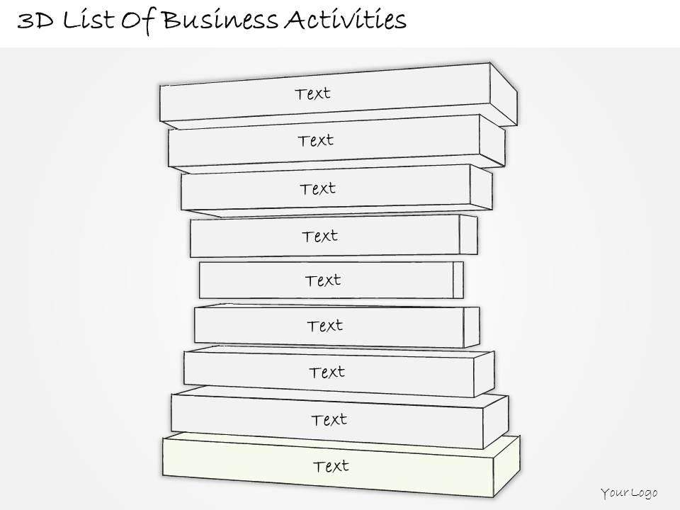 2014-business-ppt-diagram-3d-list-of-business-activities-powerpoint