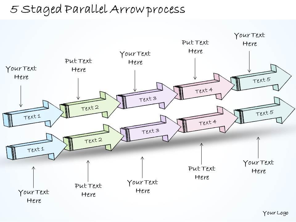 2014_business_ppt_diagram_5_staged_parallel_arrow_process_powerpoint_template_Slide01