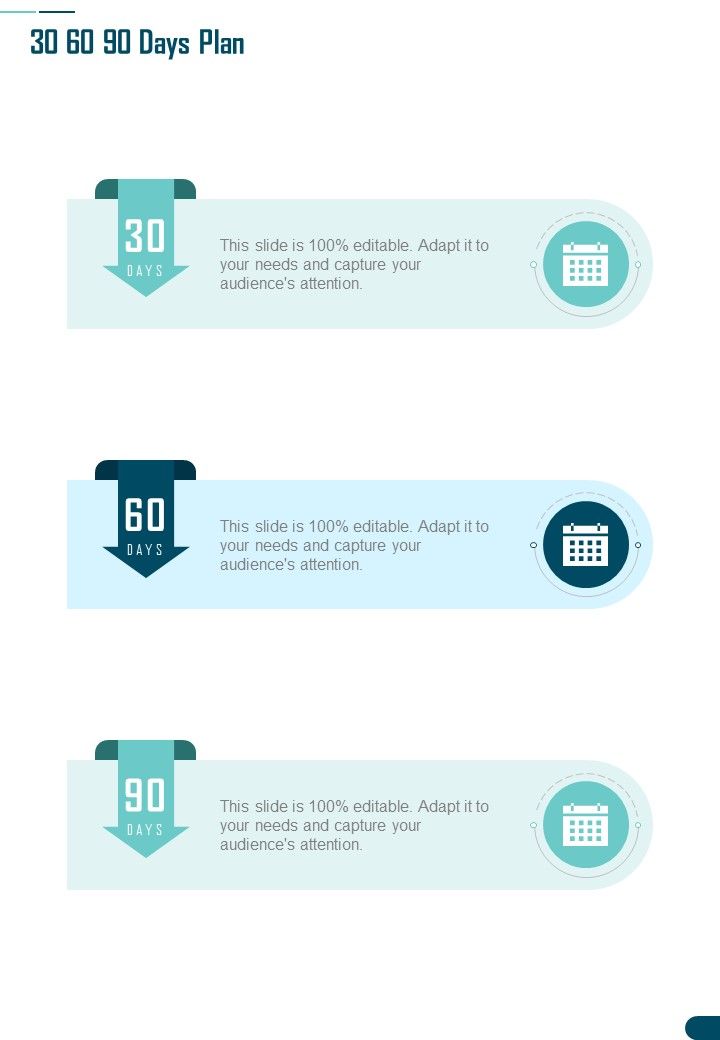 30 60 90 Days Plan Counseling Proposal Template One Pager Sample Example Document Slide01