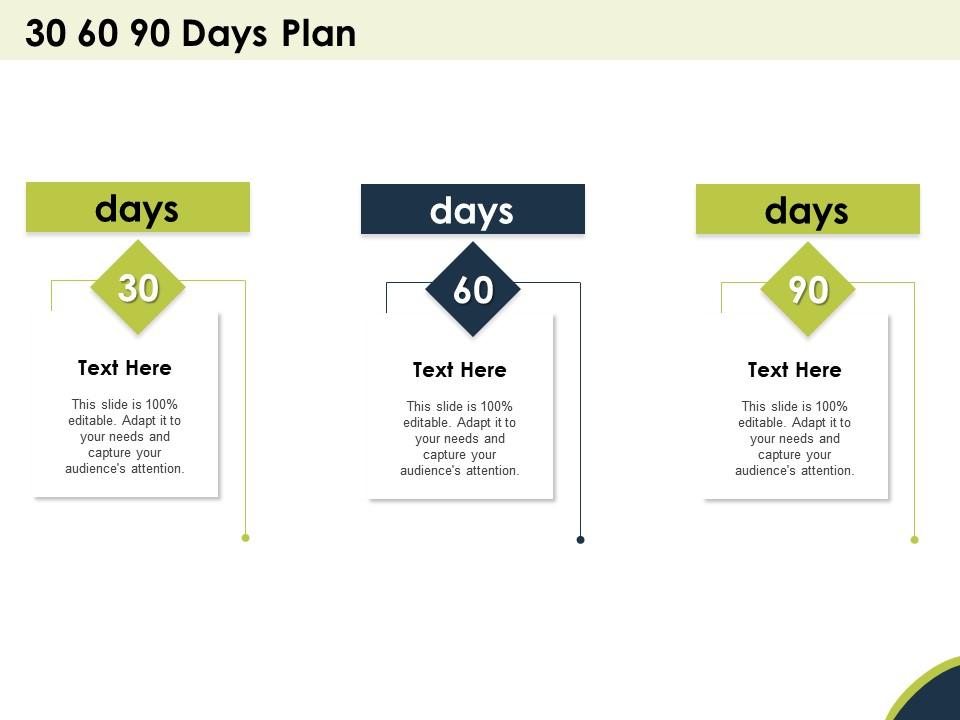 30 60 90 days plan n271 ppt powerpoint presentation Slide00