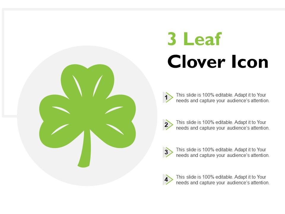 3 leaf clover icon Slide01
