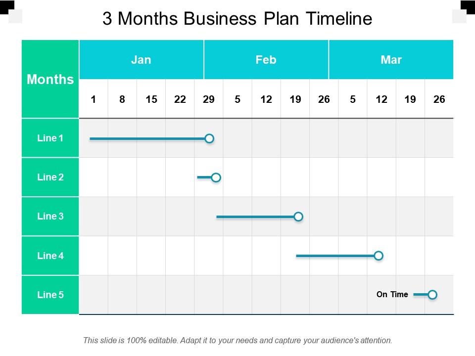 3 month business plan for interview