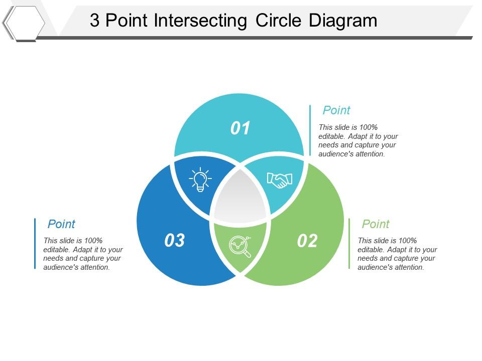 3 point intersecting circle diagram Slide01