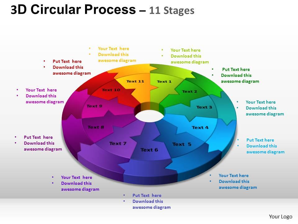 3d_circular_process_cycle_diagram_chart_11_stages_design_2_ppt_templates_0412_Slide01