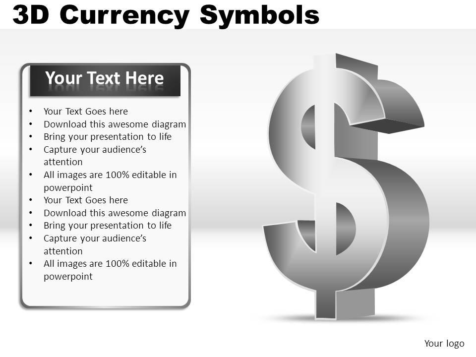 3d_currency_symbols_powerpoint_presentation_slides_Slide01