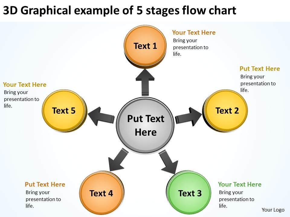 3d graphical example of 5 stages flow chart Cycle Network PowerPoint Slides PowerPoint