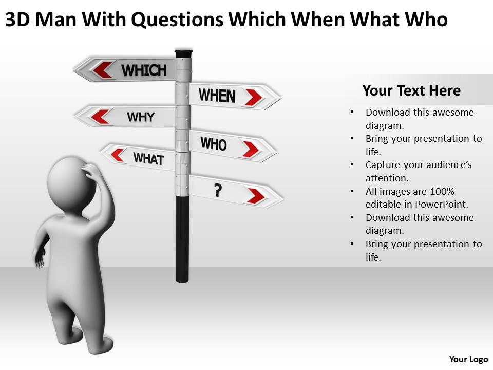 3d_man_with_questions_which_when_what_who_ppt_graphics_icons_powerpoint_Slide01