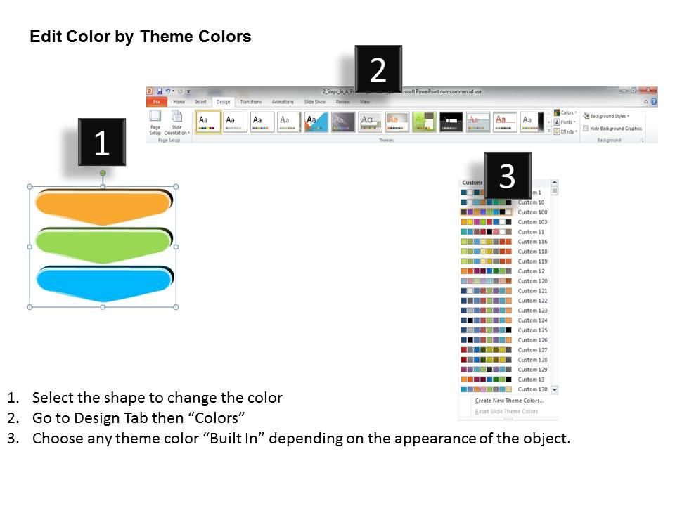 3D Paper Bookmarks 3 Stages 14 | PowerPoint Presentation Images ...