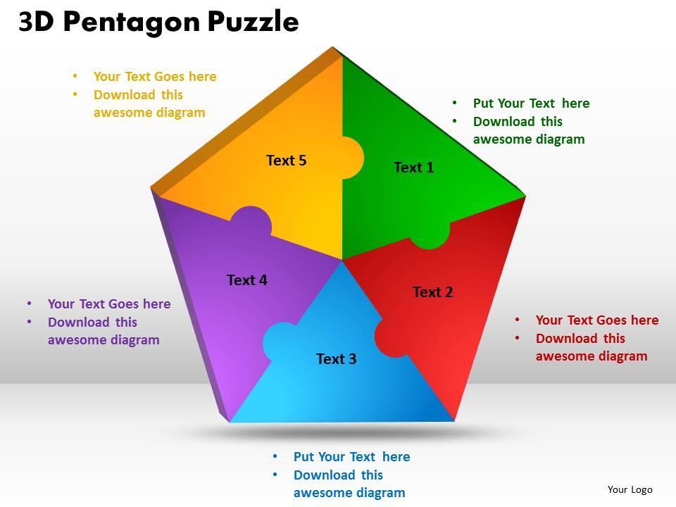 3d pentagon puzzle process 3 Slide01