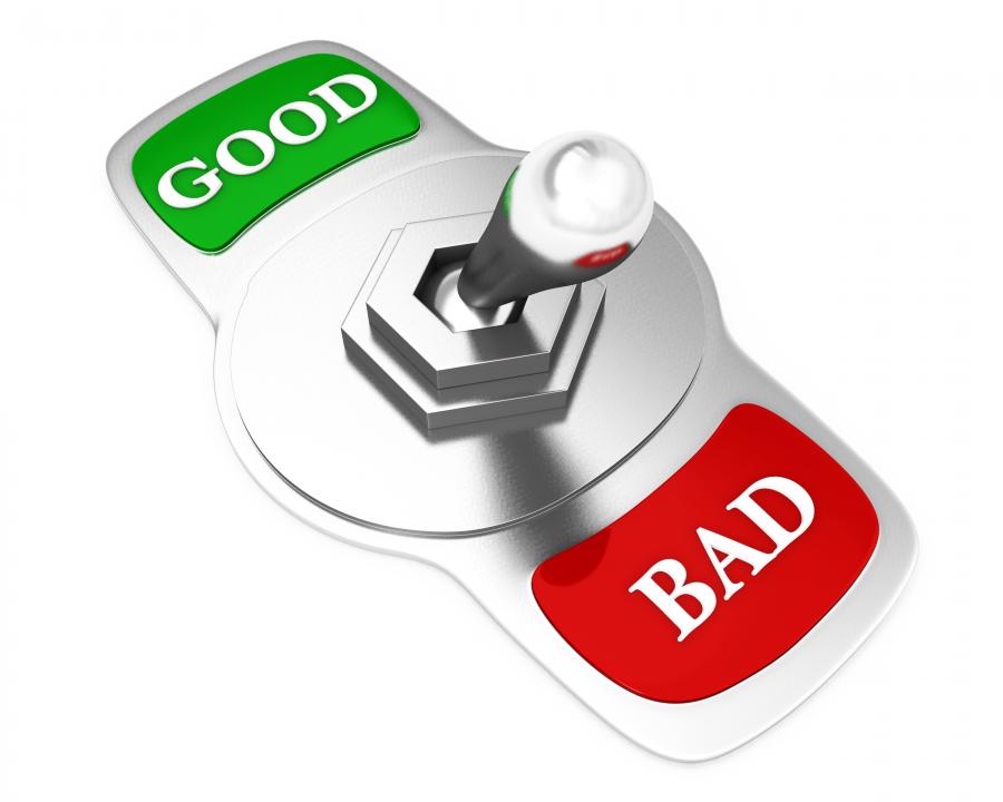 3d_silver_switch_pointing_towards_bad_stock_photo_Slide01
