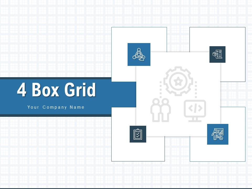 4 Box Grid Process Business Strategic Planning Performance Strategy