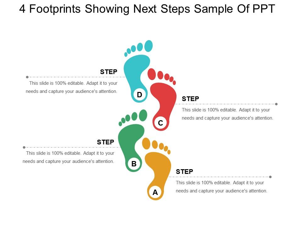 4_footprints_showing_next_steps_sample_of_ppt_Slide01