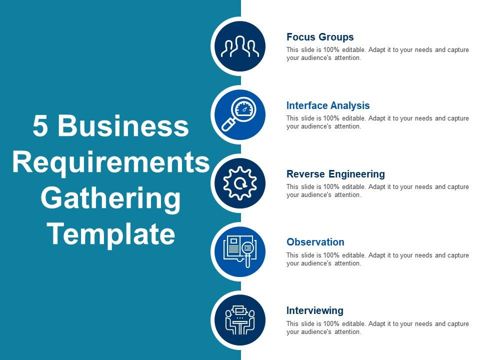 requirements presentation template