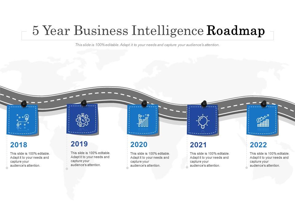 5 year business intelligence roadmap Slide01