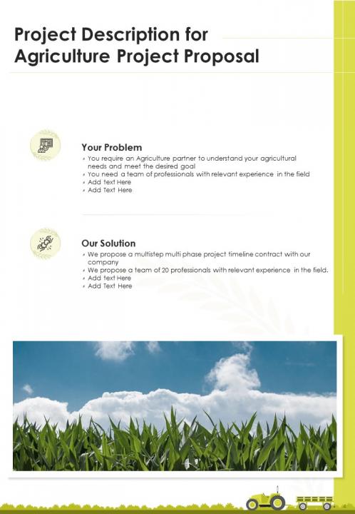 research proposal sample agriculture