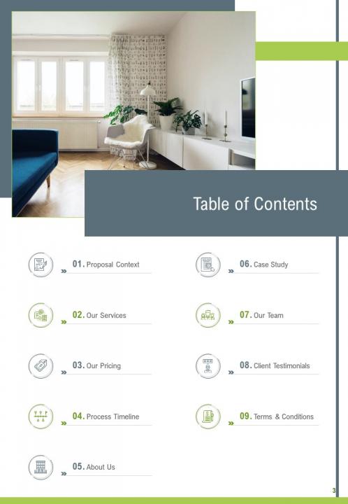 A4 Apartment Sale Proposal Template Presentation Graphics