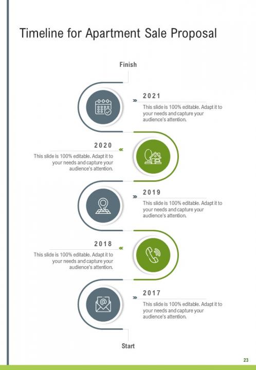 A4 Apartment Sale Proposal Template Presentation Graphics
