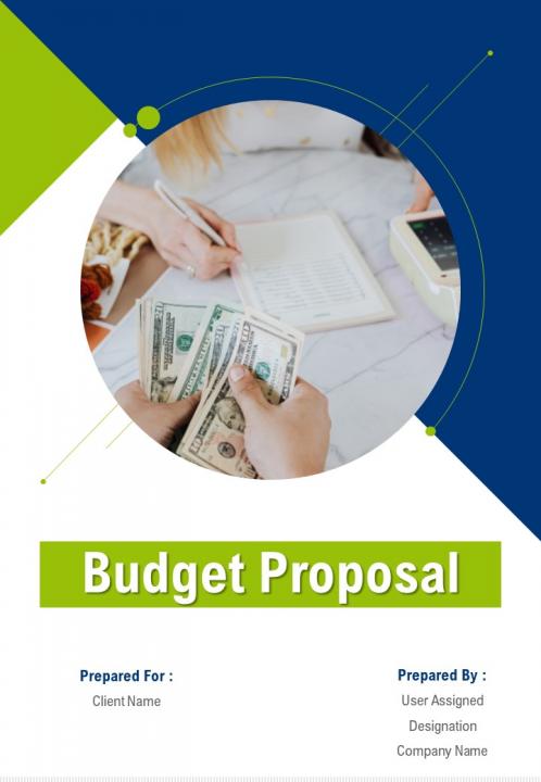 A4 budget proposal template Slide01