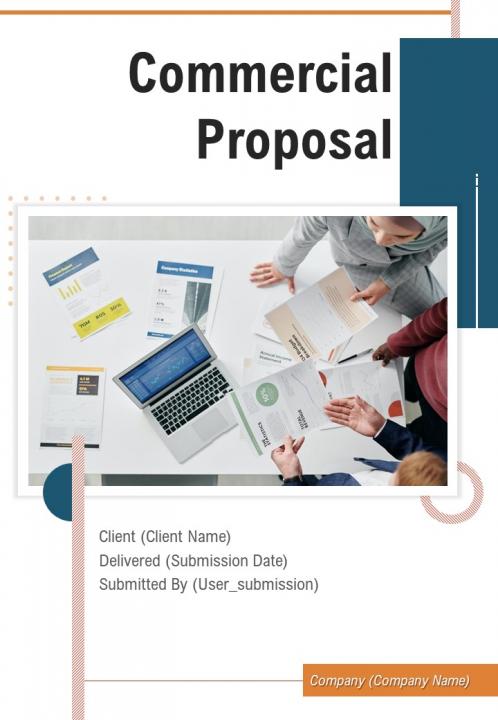 A4 commercial proposal template Slide01