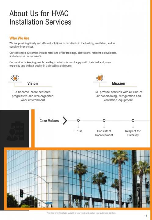 A4 HVAC Installation Proposal Template Presentation Graphics