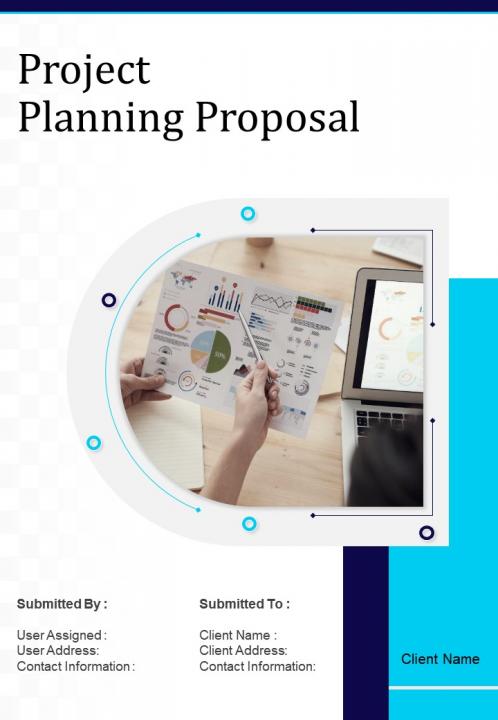 A4 project planning proposal template Slide01