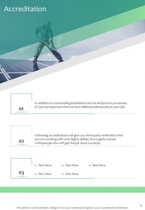 A4 Solar Rooftop Project Proposal Template | Presentation Graphics ...