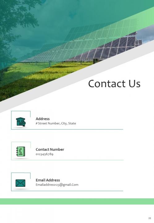 A4 Solar Rooftop Project Proposal Template | Presentation Graphics ...