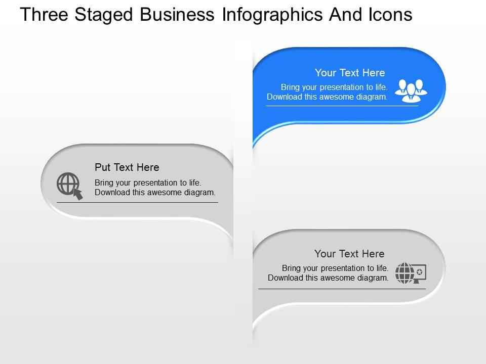 Ab Three Staged Business Infographics And Icons Powerpoint Template ...