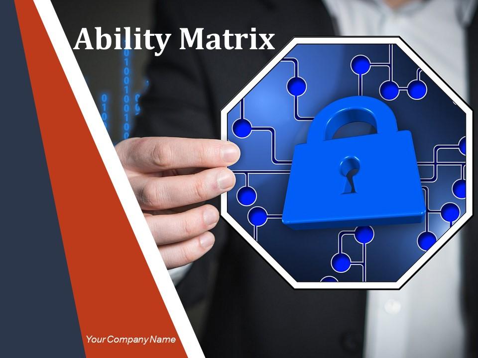 Ability Matrix Powerpoint Presentation Slides | Presentation Graphics ...