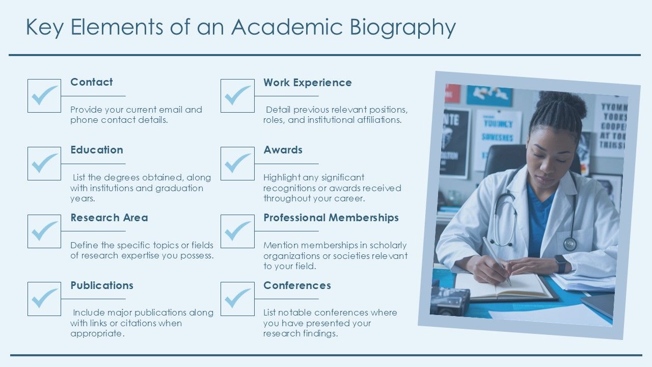 Academic Biography Template For Researchers PPT Sample AT Academic Biography Template For Researchers PPT Sample AT
