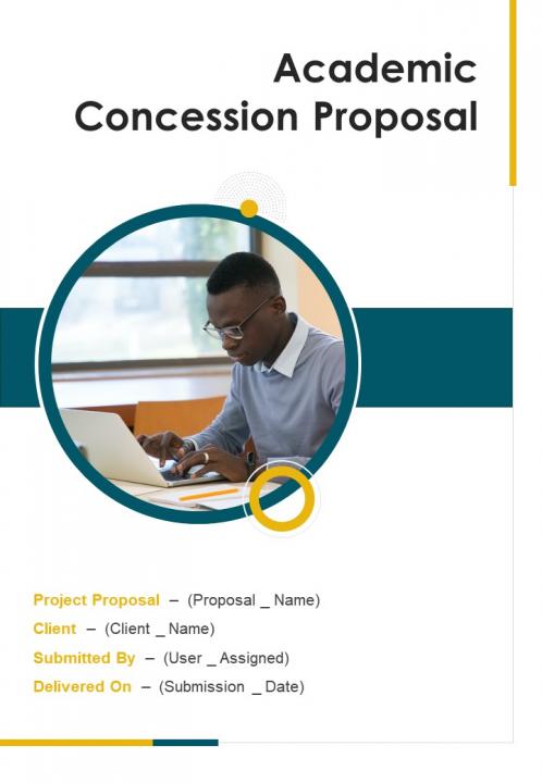 Academic concession proposal sample document report doc pdf ppt Slide01