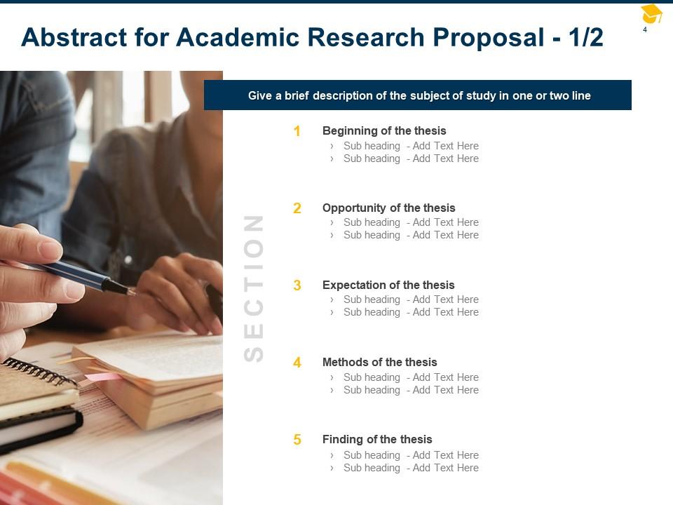 academic thesis proposal presentation example
