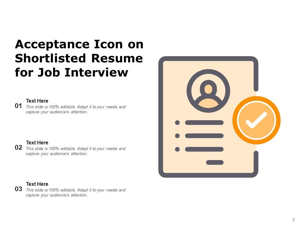 Acceptance Icon Document Verification Scanner Interview Acceptance