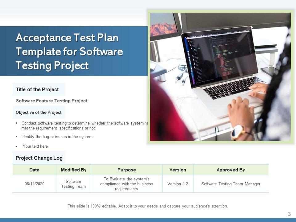 Acceptance Test Plan Template Software Information Requirement Analysis