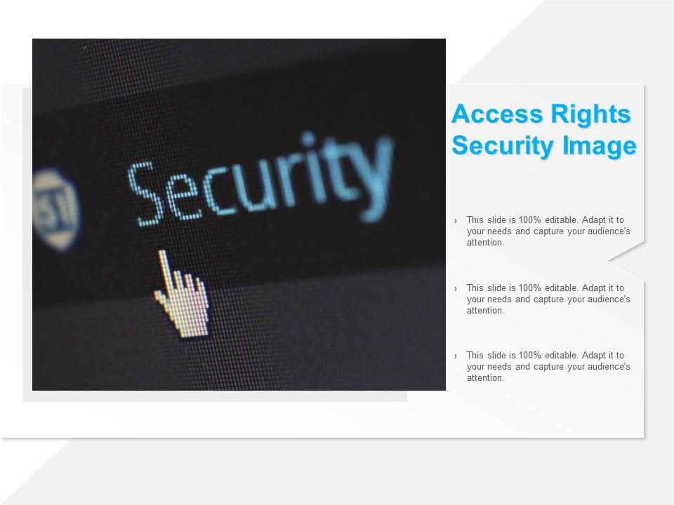 Access rights security image Slide00