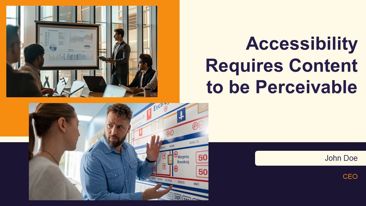 Accessibility Requires Content To Be Perceivable PPT Presentation AT Accessibility Requires Content To Be Perceivable PPT Presentation AT