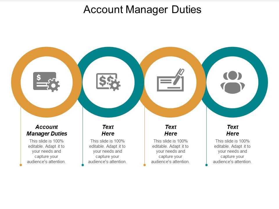 Account Manager Duties Ppt Powerpoint Presentation File Aids Cpb