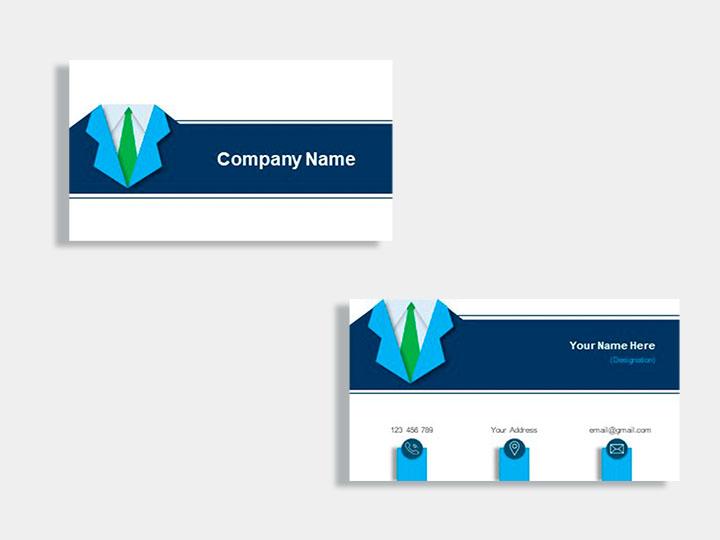 Accounts manager business card template Slide01