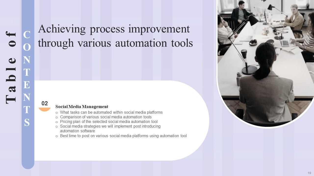 Achieving Process Improvement Through Various Automation Tools ...