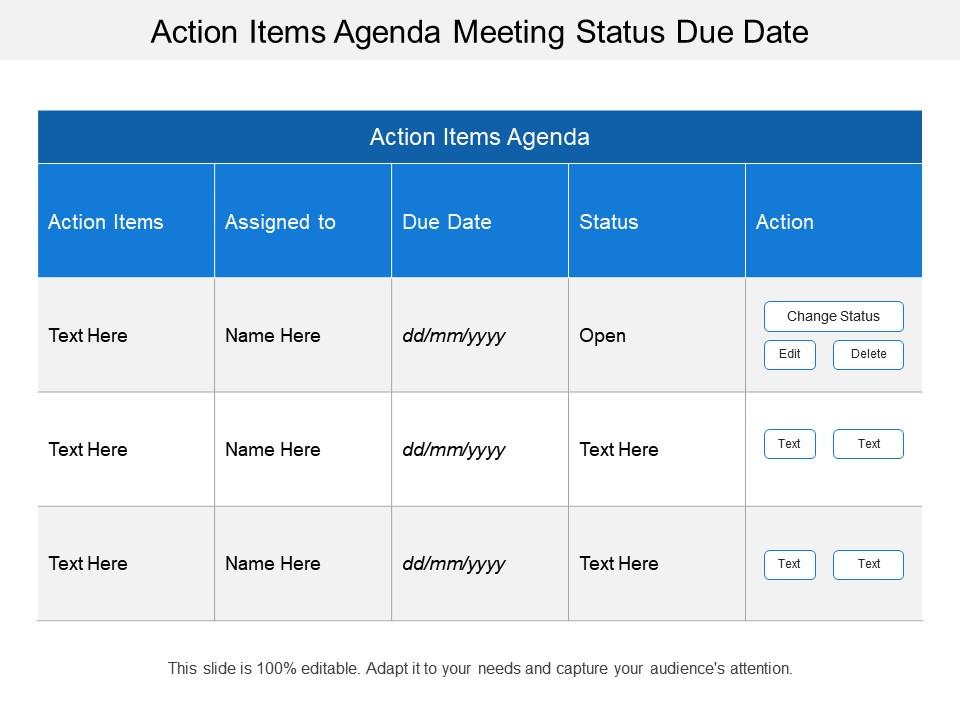 action_items_agenda_meeting_status_due_date_Slide01
