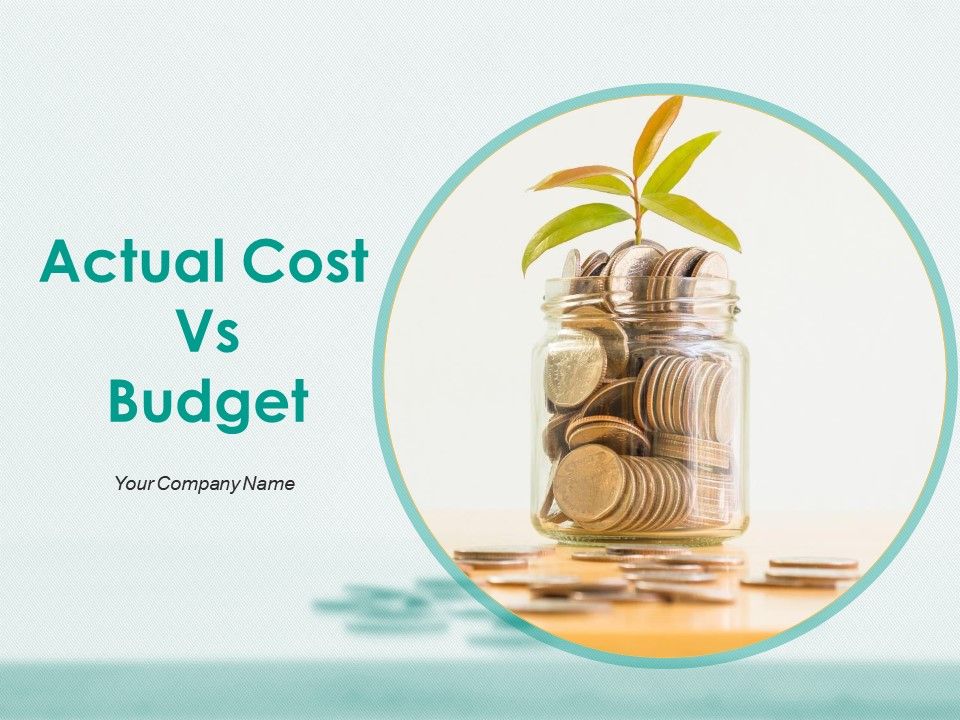 Actual Cost Vs Budget Powerpoint Presentation Slides Slide01