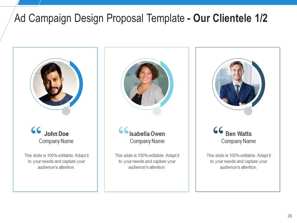 Ad Campaign Design Proposal Template Powerpoint Presentation Slides ...