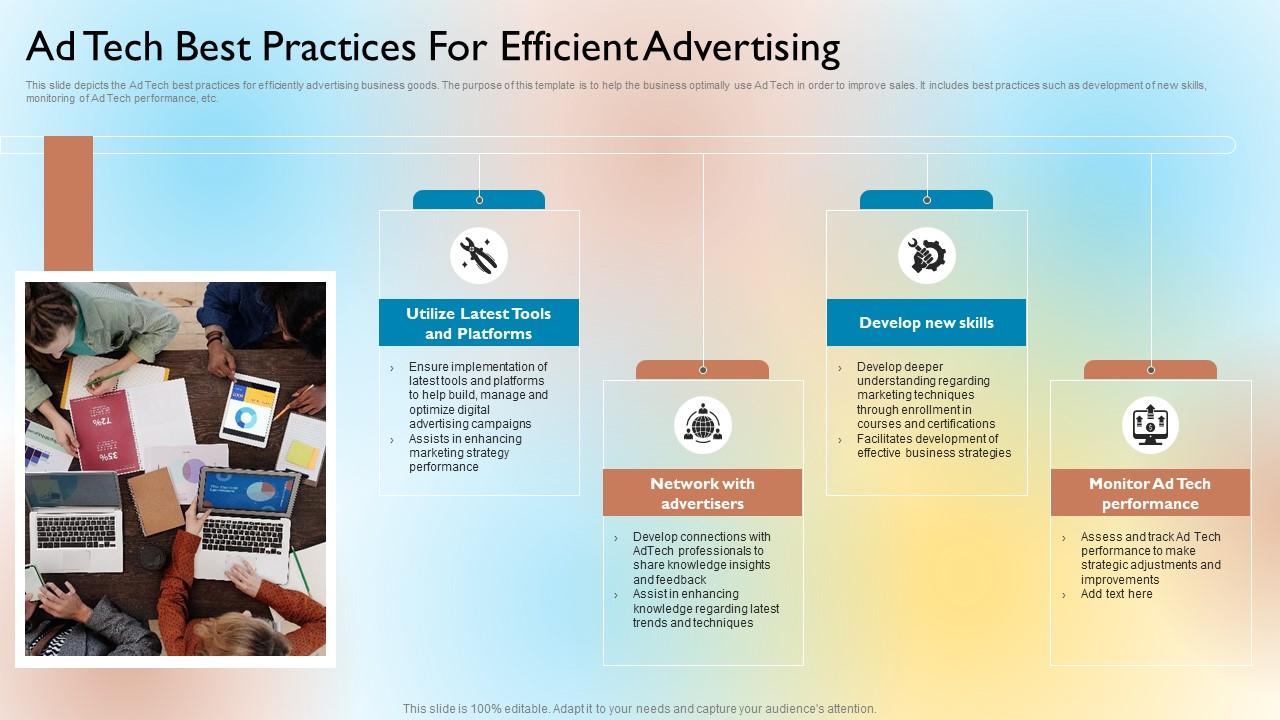 Ad Tech Best Practices For Efficient Advertising PPT Example